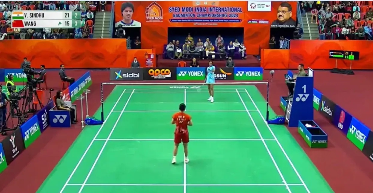 包含印度羽毛球队绝杀法国羽毛球队，辛杜爆发神勇的词条